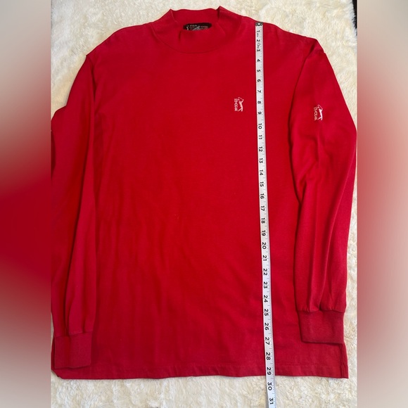 Vintage PGA Tour pullover mock neck size XL red - Picture 6 of 6